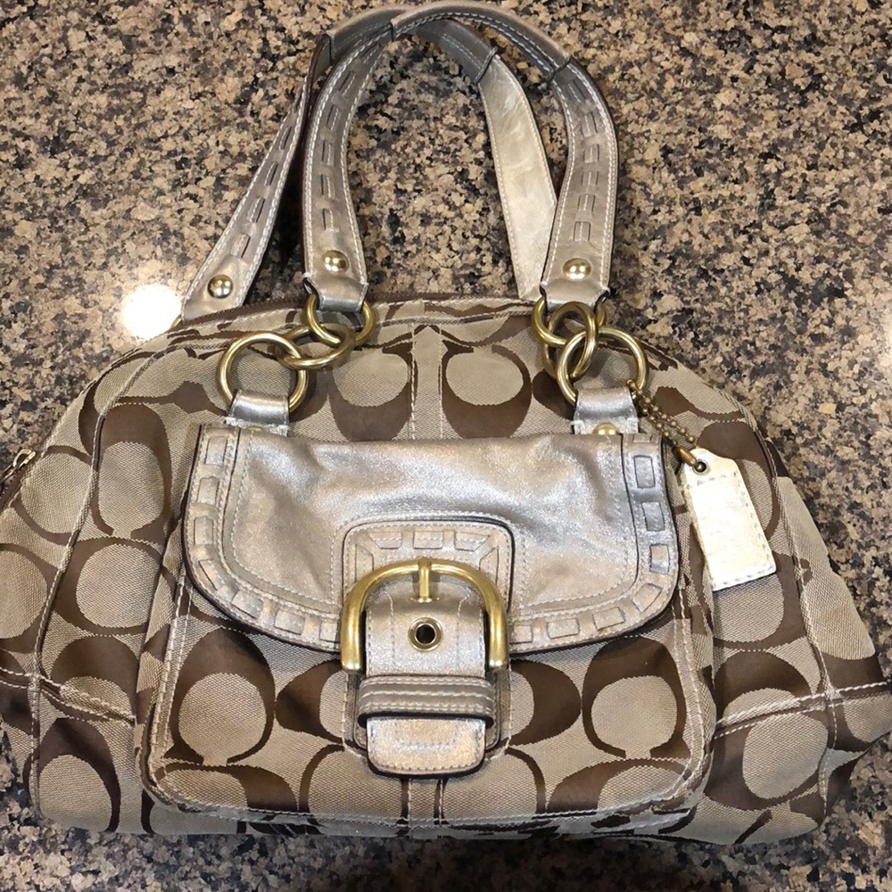 Coach Soho Signature Canvas Dome Satchel